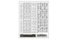 Woodland Scenics 511 Dry Transfer Decals - RR Gothic Numbers Black