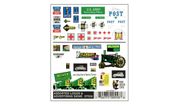 Woodland Scenics 556 Dry Transfer Decals - Assorted Logos and Advertising Signs