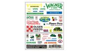 Woodland Scenics 559 Dry Transfer Decals - Business Signs