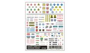 Woodland Scenics 560 Dry Transfer Decals - Crate Labels and Warning Signs