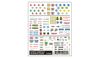 Woodland Scenics 560 Dry Transfer Decals - Crate Labels and Warning Signs