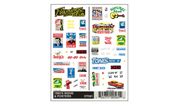 Woodland Scenics 561 Dry Transfer Decals - 1960's Signs and Posters