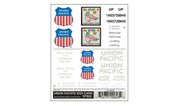 Woodland Scenics 603 Dry Transfer Decals - Union Pacific Box Cars