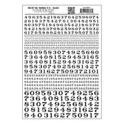 Woodland Scenics 707 Model Graphics Numbers Roman R.R. Black