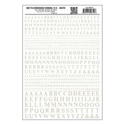 Woodland Scenics 719 Model Graphics Condensed Roman R.R. White