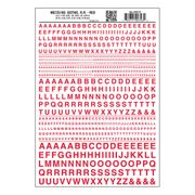 Woodland Scenics 723 Model Graphics Gothic R.R. Red