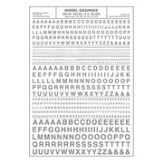 Woodland Scenics 725 Model Graphics Gothic R.R. Silver