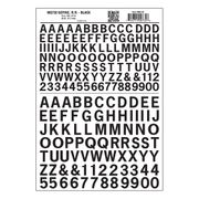 Woodland Scenics 732 Model Graphics Numbers Gothic R.R. Black