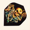 Alchemy Standard Dart Flights FAL14 - Black with Ghostly Skeleton Alchemy Standard Dart Flights FAL14 - Black with Ghostly Skeleton