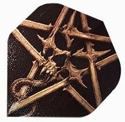 Alchemy Standard Dart Flights FAL25 - Copper Pentacle Skull