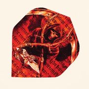 Alchemy Standard Dart Flights FAL6 - Red and Black with Reaper