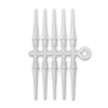 Cosmo Darts Fit Point Plus 2.0 Medium Soft Tip Points - White (Set of 60)