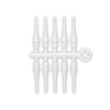 Cosmo Darts Fit Point Plus 2.0 Short Soft Tip Points - White (Set of 60)