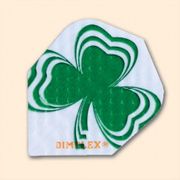 Dimplex Standard Dart Flight 6126 - White with a Green Shamrock