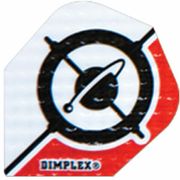 Dimplex Standard Dart Flight 6140 - Black Red and White Design