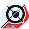 Dimplex Standard Dart Flight 6140 - Black Red and White Design