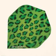 I Flight Standard Dart Flight 128 - Green Black Leopard Print