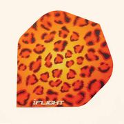 I Flight Standard Dart Flight 130 - Orange Black Leopard Print