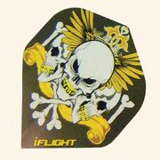 I Flight Standard Dart Flight 132 - Skull Crossbones Wings