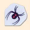 Hard Poly Standard Dart Flight 5020 - Black Widow Spider