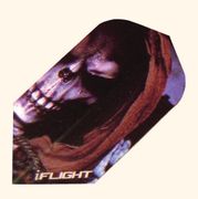 I Flight Slim Dart Flight 510 Skull with Maroon Hood