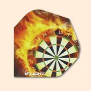 I Flight Standard Dart Flight 101 - Flaming Dartboard