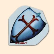 I Flight Standard Dart Flight 103 - Shield and Cross on White Background