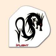 I Flight Standard Dart Flight 120 - White with Black Dragon