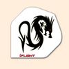 I Flight Standard Dart Flight 120 - White with Black Dragon