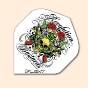 I Flight Standard Dart Flight 126 - Skull Revolvers Roses