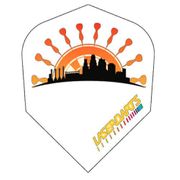 Laserdart Flights LF11 Standard - Kansas City Skyline Horizon Logo