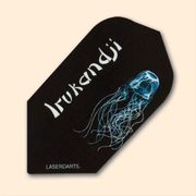 Laserdart Flights LF56 Slim - Black with Irukandji Fish