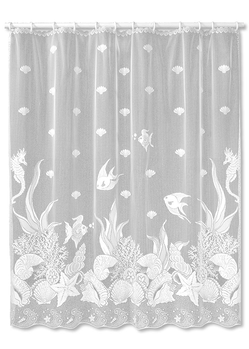 Heritage Lace Seascape Shower Curtain Coastal Gifts