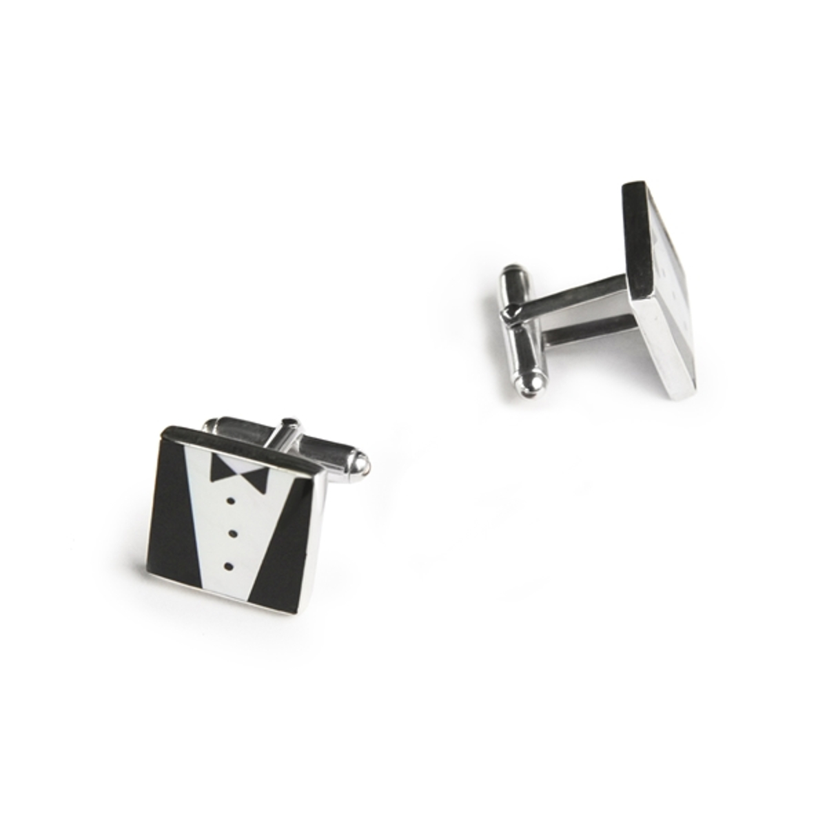 Tuxedo Inlay Cufflinks Coastal Gifts