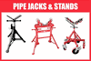 JACK STANDS PIPE CLAMPS CARTS
