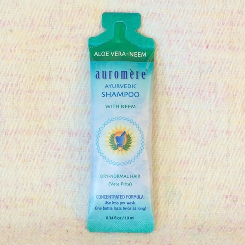 Auromere, Ayurvedic Aloe Vera-Neem Shampoo, Trial Size, 25 ml