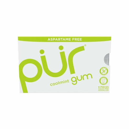 Chewing Gum Blister Pack - Coolmint, 9 Pieces, PUR