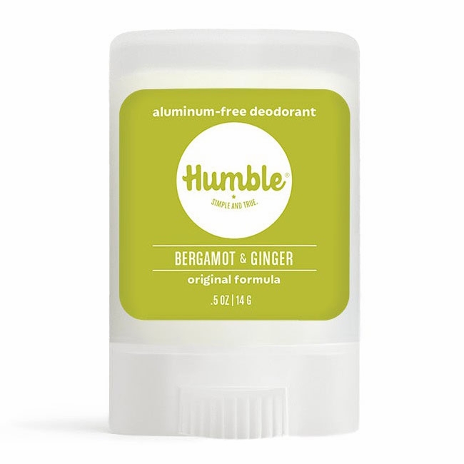 Humble Brands, Aluminum-Free Deodorant Travel Size, Original Formula, Bergamot & Ginger, 0.5 oz