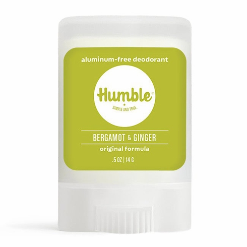 Humble Brands, Aluminum-Free Deodorant Travel Size, Original Formula, Bergamot & Ginger, 0.5 oz