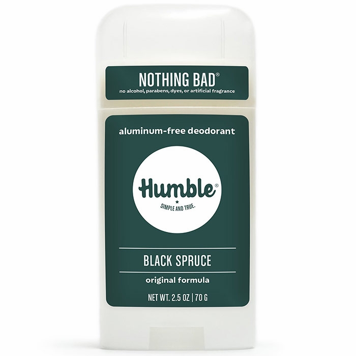 Humble Brands, Aluminum-Free Original Formula Deodorant, Black Spruce, 2.5 oz
