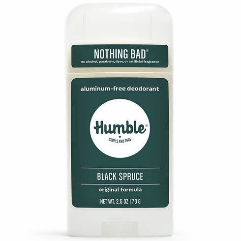Humble Brands, Aluminum-Free Original Formula Deodorant, Black Spruce, 2.5 oz