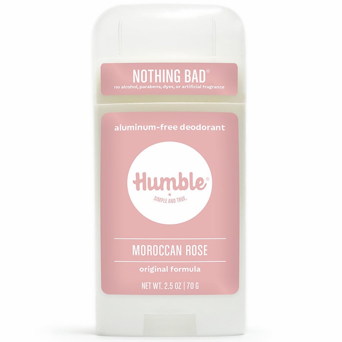 Humble Brands, Aluminum-Free Original Formula Deodorant, Moroccan Rose, 2.5 oz