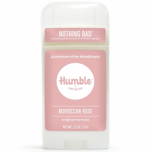 Humble Brands, Aluminum-Free Original Formula Deodorant, Moroccan Rose, 2.5 oz
