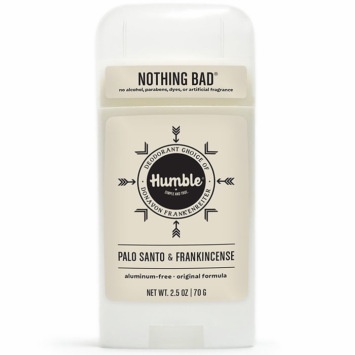 Humble Brands, Aluminum-Free Original Formula Deodorant, Palo Santo & Frankincense, 2.5 oz