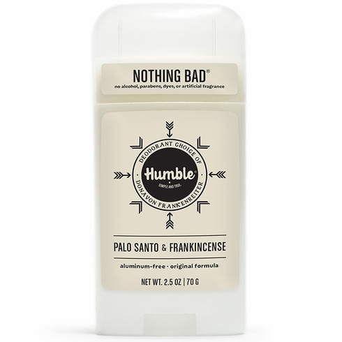 Humble Brands, Aluminum-Free Original Formula Deodorant, Palo Santo & Frankincense, 2.5 oz