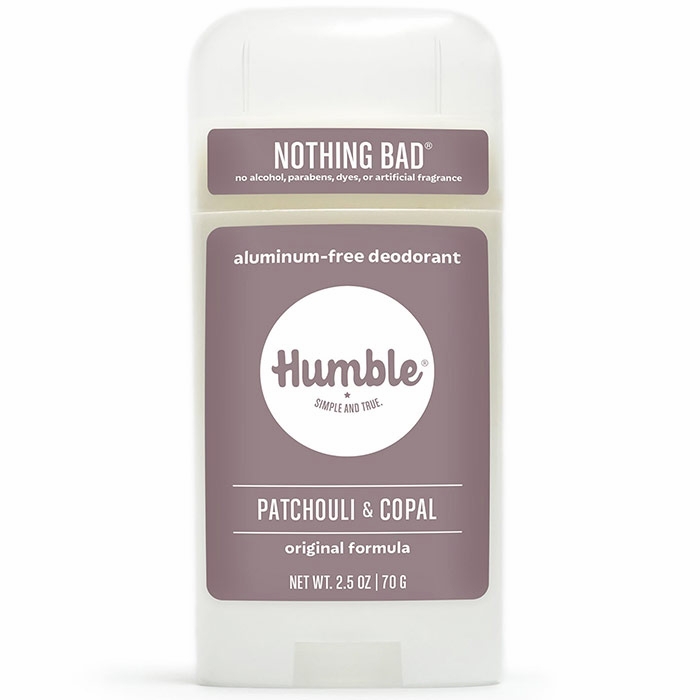 Humble Brands, Aluminum-Free Original Formula Deodorant, Patchouli & Copal, 2.5 oz