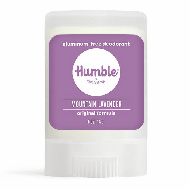 Humble Brands, Aluminum-Free Original Formula Deodorant Travel Size, Mountain Lavender, 0.5 oz