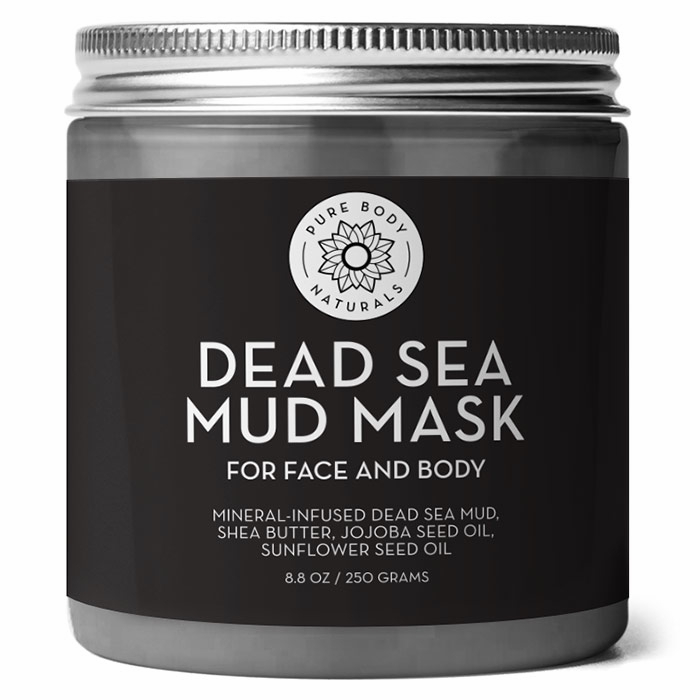 Pure Body Naturals, Dead Sea Mud Mask for Face & Body, 8.8 oz