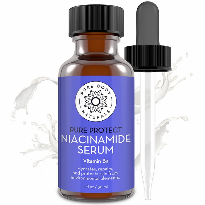 Pure Body Naturals, Vitamin B3 Niacinamide Serum, 1 oz