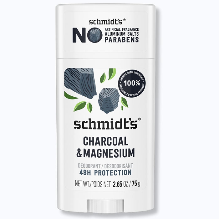 Schmidt's Deodorant, Deodorant Stick, Charcoal & Magnesium, 2.65 oz